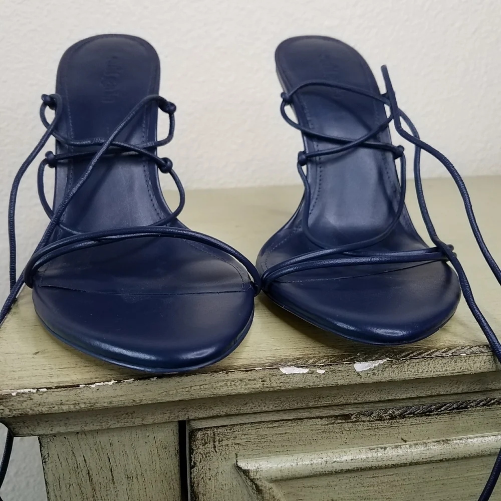 Cult Gaia Soleil Lace Up High Heel Sandals